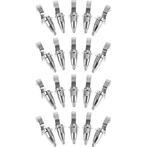 MAGICLULU 20 pièces Ganchos de Cable Ajustables para Colgar