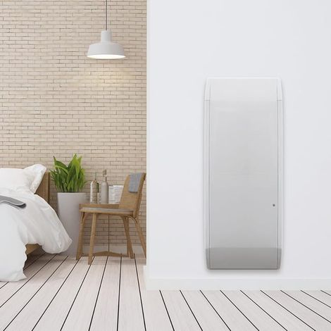 Radiateur à inertie fonte 1000W – Programmable avec détection présence – Dimensions 580 x 497 x 115 mm – Fabrication française – Airelec (1/2)