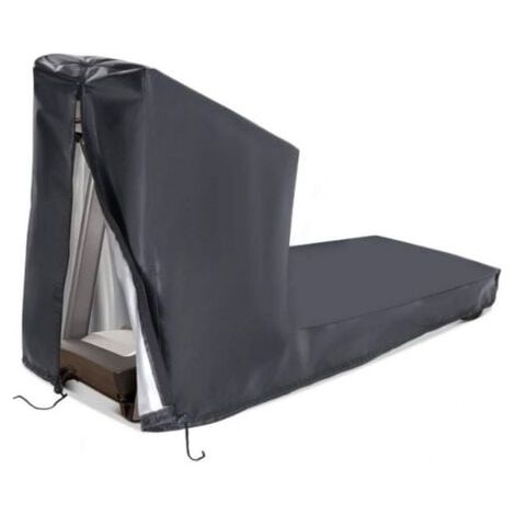 Housse de tapis de course - 165x76x140 cm Housse de tapis de course de sport imperméable et anti-poussière avec fermeture éclair, utilisable à l'intérieur ou à l'extérieur (1/5)