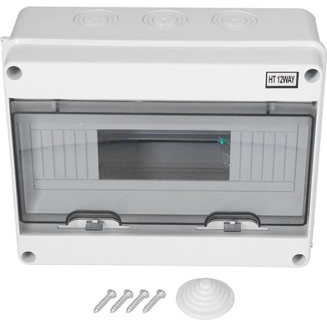 Boîtier de distribution IP65 ABS avec couvercle transparent étanche et anticorrosion, boîte de jonction électronique (1/5)