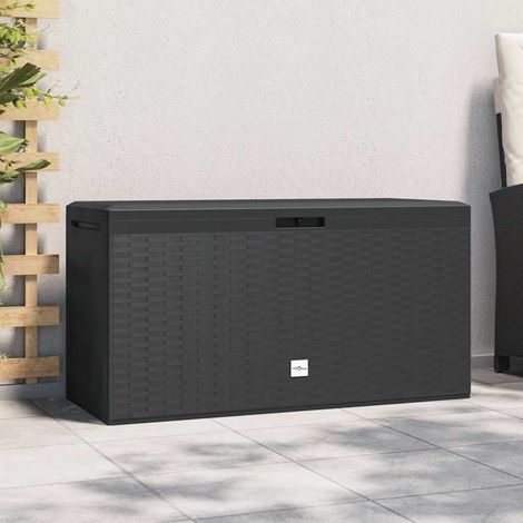 Boîte de rangement de jardin,Coffre de rangement Anthracite 114x47x60 cm CFW637931 (1/5)