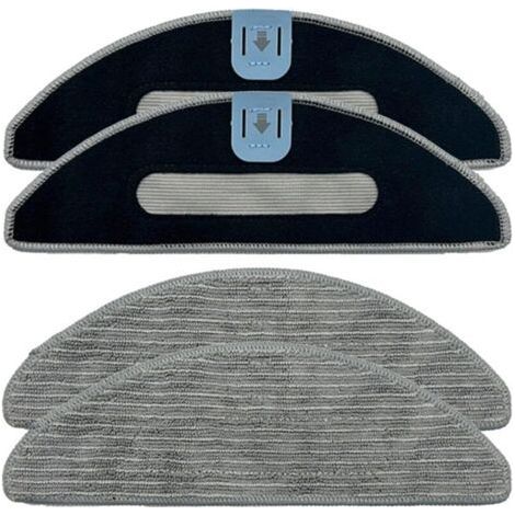 4 Pack Replacement Cloths for iRobot Roomba Combo i5, i5+, j5, j5+ Robot Accessories - Reusable, Washable, Microfiber (1/5)