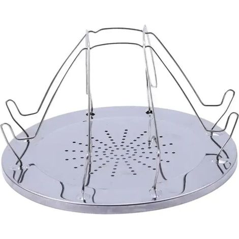 Grille-pain de camping pliable 4 tranches, portable, en acier inoxydable, compatible avec les plaques de cuisson à gaz et les réchauds portables.