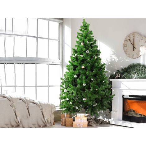 Dmora Albero di Natale Riccardo, Albero artificiale extra folto, Albero effetto reale in PVC, 1723 rami, Altezza cm 300, con imballo rinforzato (1/5)