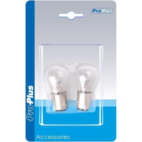 Lampadina per auto 12V 214W BAZ15d 2 pezzi in blister