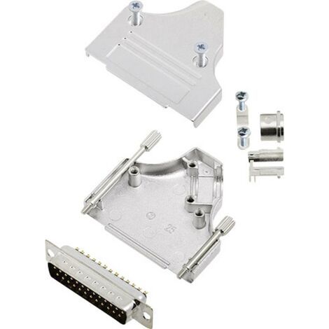 Kit embase SUB-D mâle Nombre de pôles: 25 encitech MHDM35-25-DBP-K 6355-0007-03 180 ° fût à souder 1 (1/3)