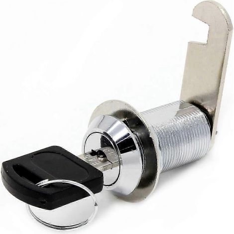 Serrure de tiroir de boîte aux lettres en acier inoxydable de 30 mm avec clé assortie (1/5)