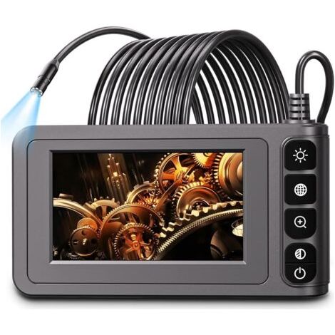 Endoscope Industriel, Caméra d'inspection de Serpent Endoscope IPS 4.3" Pouces, Caméra Endoscopique Réglables, Caméra Etanche IP67 de 7.9 mm 5M (1/5)