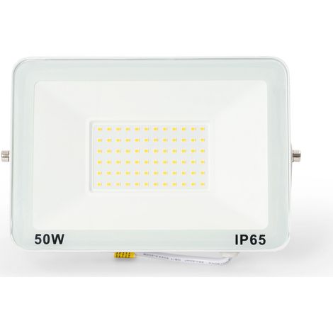 Faro LED esterno 50W - 95lm/W - IP65 - Bianco - Bianco Caldo