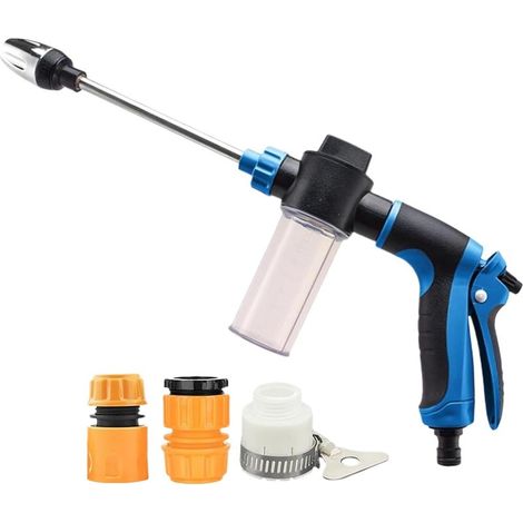 Powerful high-pressure water cleaner for the garden – Rotating, multifunctional cleaning attachments for driveway, vehicle, boat, patio, wall and fence (1/5)