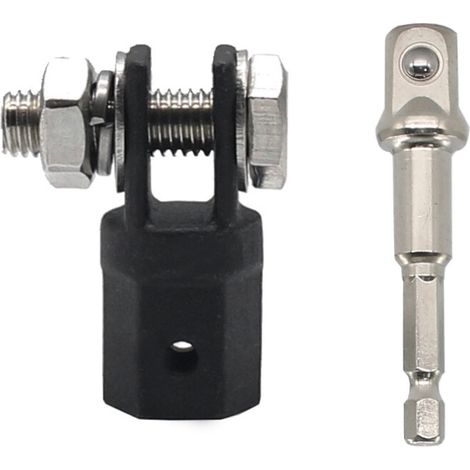 Adattatore universale per cric a forbice da 1/2 pollice, asta di prolunga a sfera, chiave a percussione, strumento per la rimozione di auto IJA001