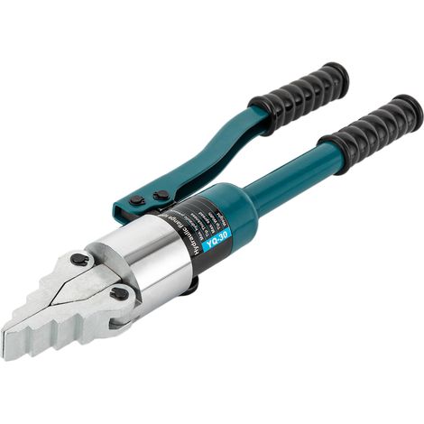 Écarteur de bride hydraulique 8T - Séparateur de bride hydraulique - Largeur d'écartement max. 30 mm, épaisseur de pointe 10 mm - Pour l'entretien des tuyauteries et des brides de remplacement (bleu) (1/5)