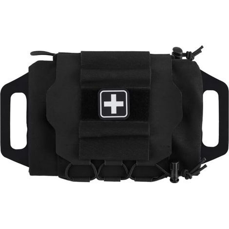 Militärische Taktiktasche, Schnell-Erste-Hilfe-Gürtel, zweiteiliges Überlebenssystem, aufrollbarer Medikamentenhalter, Hypalon-Grifftasche (1/5)