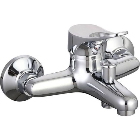 EISL NI023VECR Verona Miscelatore, deviatore monoleva da Tirare, Rubinetto per Vasca da Bagno, Cromato, Cromo