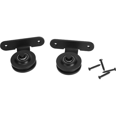 Kit de quincaillerie robuste pour rails porte coulissante (1/4)