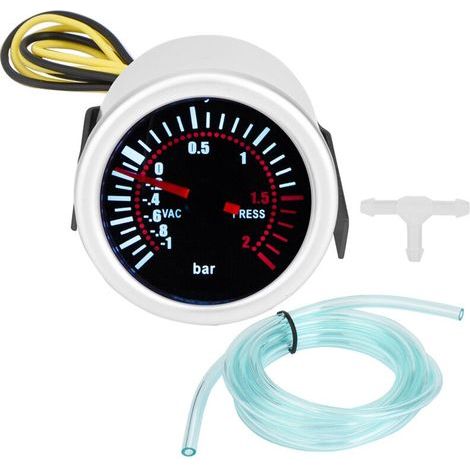 Manomètre numérique LED 12 V universel pour turbo – Affichage PSI et bar, mesure précise de la pression de suralimentation (1/5)