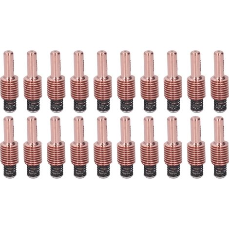 20 électrodes plasma en laiton 10-105A pour découpeur plasma, de rechange pour 220842 (1/5)