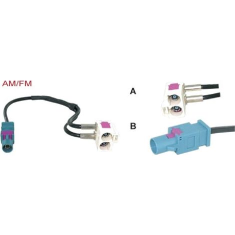 Adaptateur compatible avec Antenne Fakra compatible avec Audi VW - ANT6047