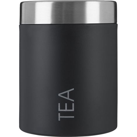 Premier Housewares Black Enamel Tea Canister (1/3)