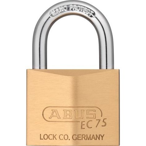 Cadenas laiton massif - série EC 75 Vachette - 10 goupilles - 60 - 34 - 9,5