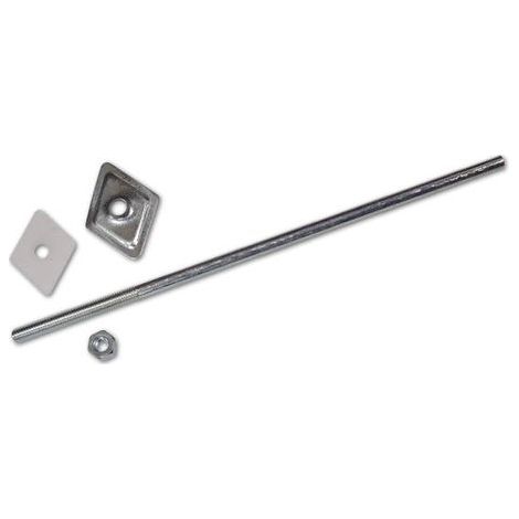 Barrette Zincate 6x200 mm con Rondelle e Dadi confezione 100 pz (1/2)