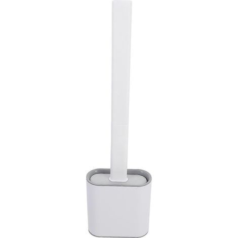 WC-Reinigungsbürste, kreative WC-Bürste, Wand-WC-Bürste für Zuhause – 36 x 10 x 4,2 cm – Weiß (1/4)