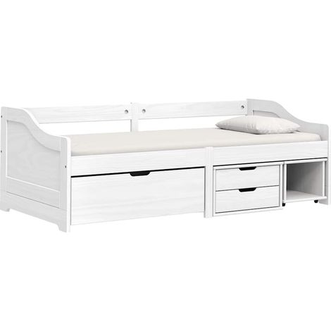 Maison Exclusive - Tagesbett mit 3 Schubladen IRUN Weiß 90x200cm (1/5)