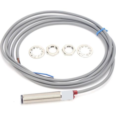 Capteur photoélectrique à commutation infrarouge M12, détection 15cm, sortie NPN normalement ouvert, alimentation DC 10-30V, fixation M12, lot de 1 pièce (1/5)