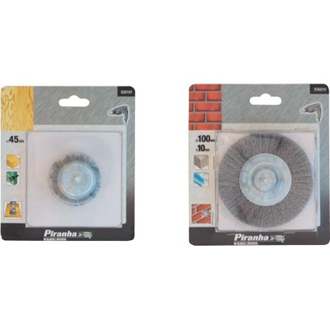 brosse circulaire en fil d&39acier piranha Outil de forage X36000 75 mm