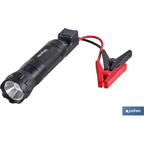Démarreur de batterie avec lampe de poche
