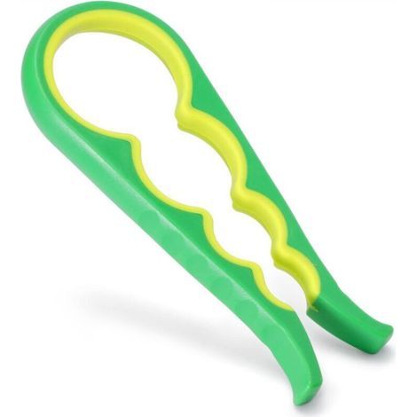 Bottle opener for children, the elderly and people with arthritis (green) (1/3)