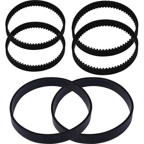 Jeu de courroies d'aspiration de remplacement, 6 pièces, Compatible Bissell Proheat 2x Revolution