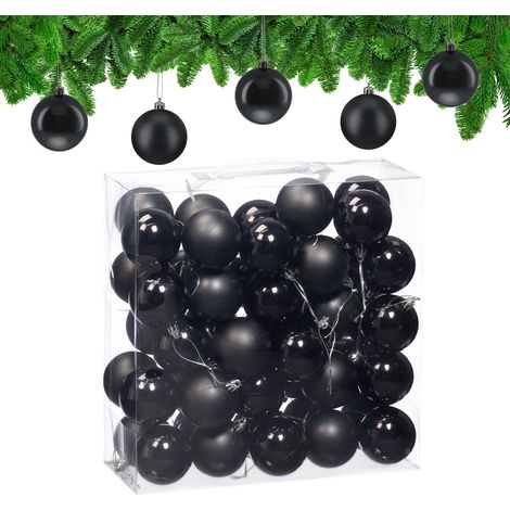 Christmas Tree Baubles Set, 50 Pieces, Matte & Glossy (1/5)
