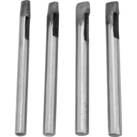 Set mit 2 ovalen 4-mm-Lederlochstanzen, Handlochwerkzeug für Ösen und Bastelarbeiten (1/5)
