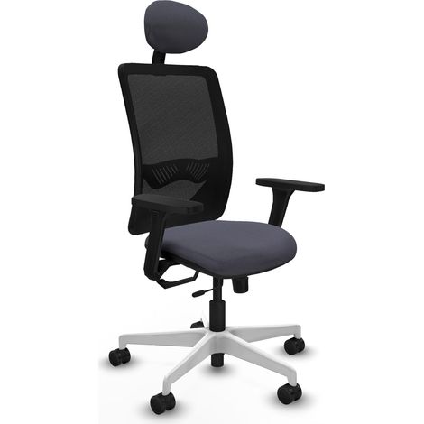 Silla de oficina piqueras y crespo Zulema negro brazos ajustables (1/2)
