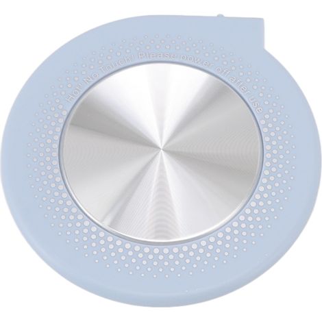 Chauffe-tasse électrique portable USB à température constante de 55 °C, bleu, pour bureau. Chauffage rapide.