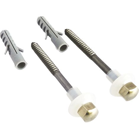 Fixations pour abattant de WC 6x70mm - lot de 2 (1/3)