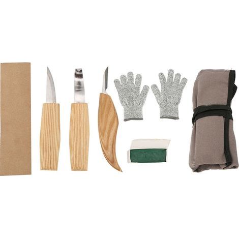 5-teiliges Holzschnitzwerkzeug-Set, Messerset für Ton, Wachs und andere Bastelprojekte, DIY, Bildhauerei, Schreiner-Experten (1/5)
