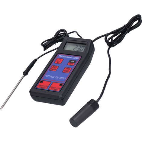 TDS‐8426 2-in-1 TDS-Temperaturmessgerät, tragbarer Wasserqualitätsanalysator für Schwimmbad, Aquarium und Hydrokultur (1/5)