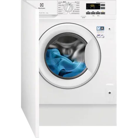Electrolux Lavatrice Incasso Wm 7 Kg Classe D 1200 Giri MADE IN ITALY EW7F572WBI. Tipo di carica: Caricamento frontale. Capacità cestello: 7 kg, Classe di efficienza della centrifuga: B, Silenziosi... (1/5)