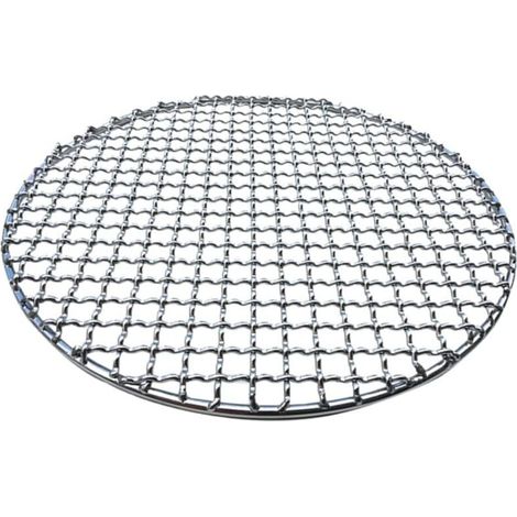 Grille de gril ronde en maille de 28 cm, antiadhésive et réutilisable, grille de refroidissement en acier inoxydable, accessoires de gril de 280 mm (1/5)