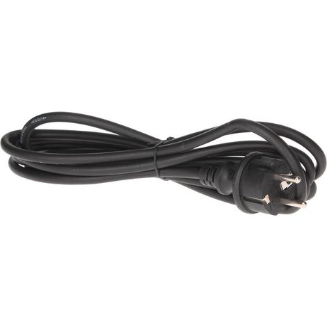 Cable PVC con clavija 3x1mm 3M Negro GSC 001100155 (1/3)