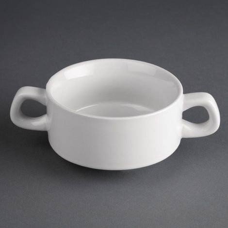 Olympia Athena HOTELWARE cf369 impilabile da zuppa, Bianco (Confezione da 12)