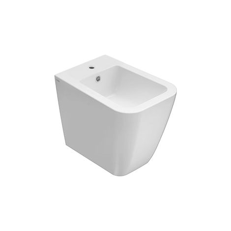 Bidetmulti a terra in ceramica 52x36 cm Globo Stone ST010BI  Bianco - Ceramica (1/5)