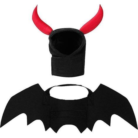 Lot de 2 vêtements pour animaux de compagnie pour décorations d'Halloween (1/5)