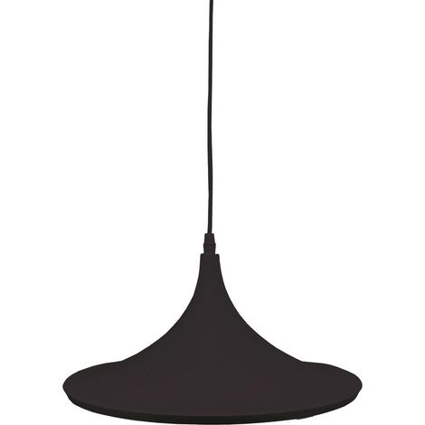 Hänge-Deckenleuchte der Serie "Bauchi" E27 (maximal 40W 230V) IP20 Ø35cm Farbe Schwarz und Bronze