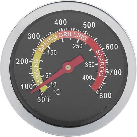 For Weber Genesis Series Grill Thermometer 50 To 800 Degrees Stainless Steel Barbecue Temperature Gauge Outdoor Cooking (1/5)