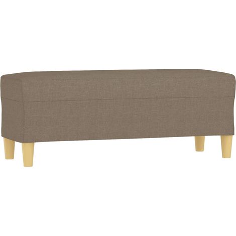 Panca 100 x 35 x 41 cm tessuto tortora 020010653