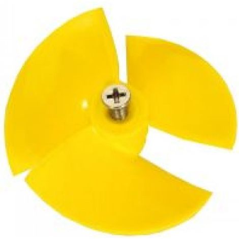 Girante con vite DC gialla robot Dolphin