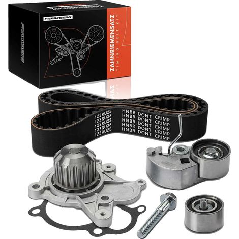 Kit cinghia di distribuzione, larghezza 19 mm, lunghezza 1000 mm, prestazioni migliorate, resistenza alla temperatura da -40 °C a +120 °C, compatibilità veicolo (1/5)